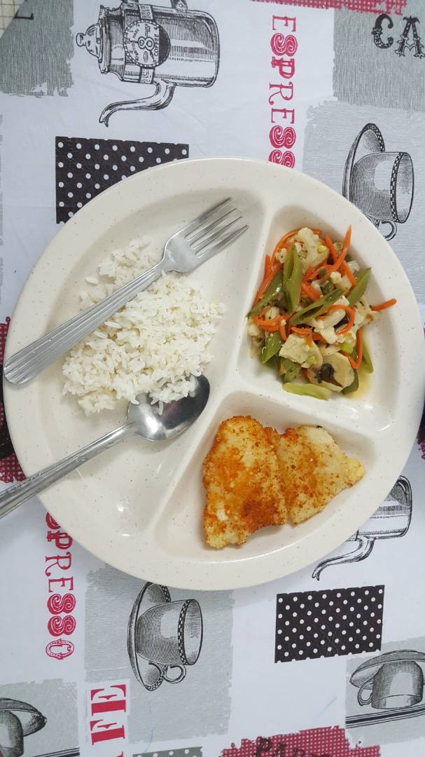 Freshly prepared meal at Unique Elderly Care Centre